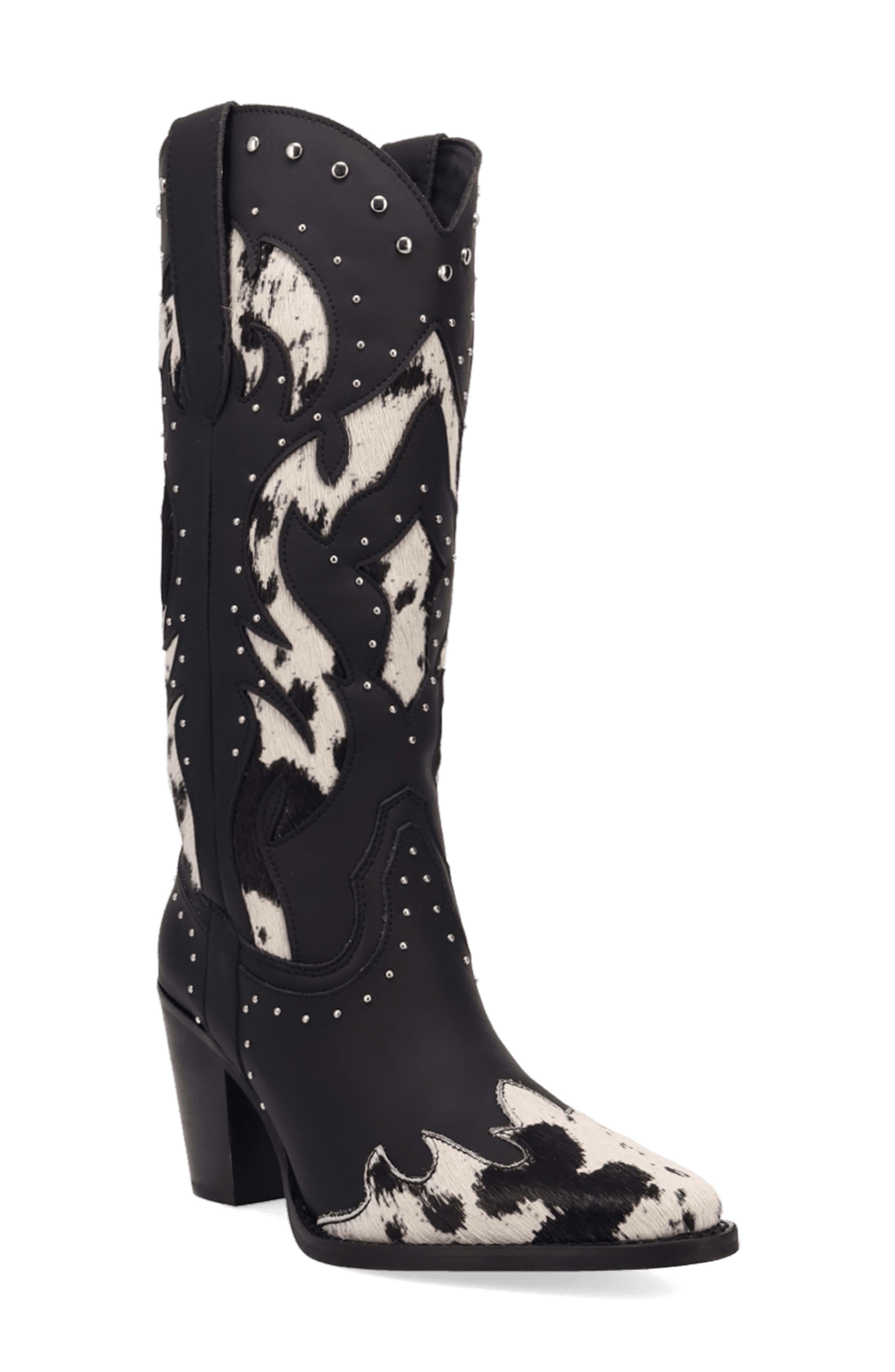BLACK COW PRINT