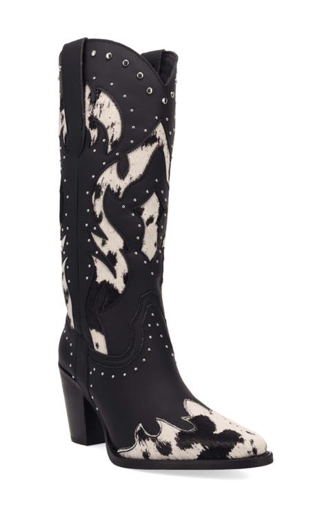 Untamed Genuine Calf Hair Western Boot