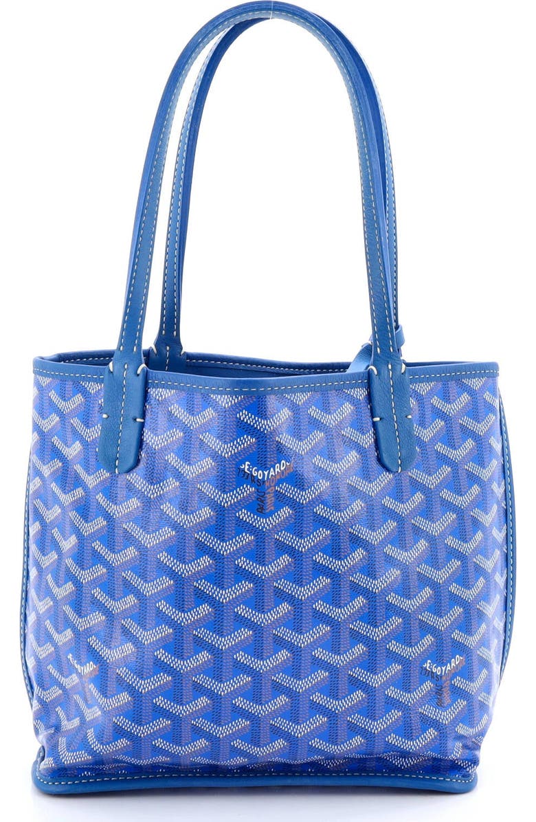 Pre-Owned Goyard Anjou Reversible Tote Coated Canvas Mini, Main, color,