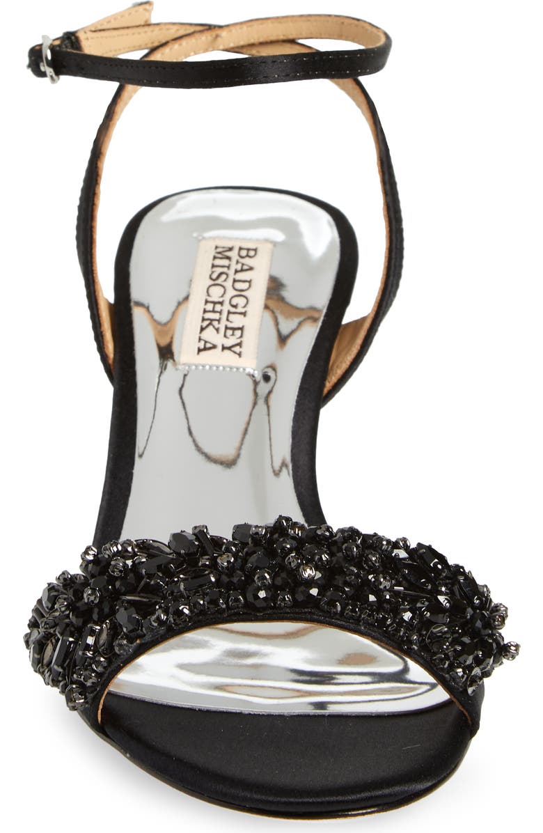 Badgley Mischka Collection Badgley Mischka Richelle Embellished Ankle Strap Sandal, Alternate, color,