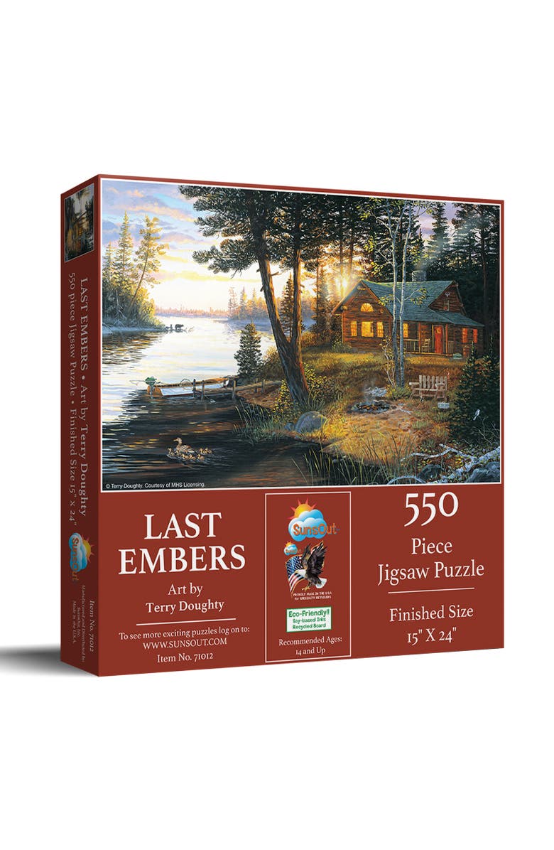 Sunsout Last Embers 550 piece Jigsaw Puzzle for Adults, Main, color, Multicolor