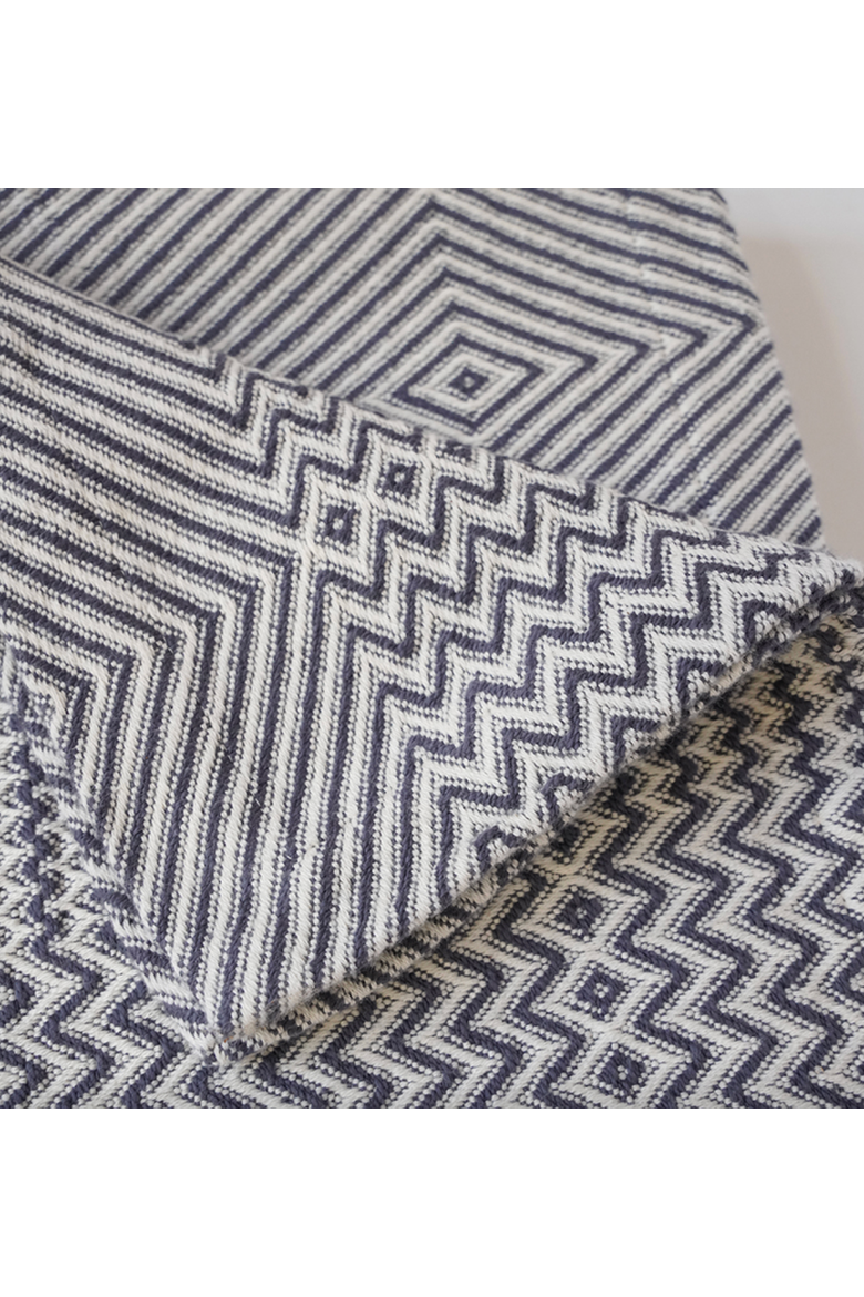 Cotton Whalebone Throw, Alternate, color, Graphite