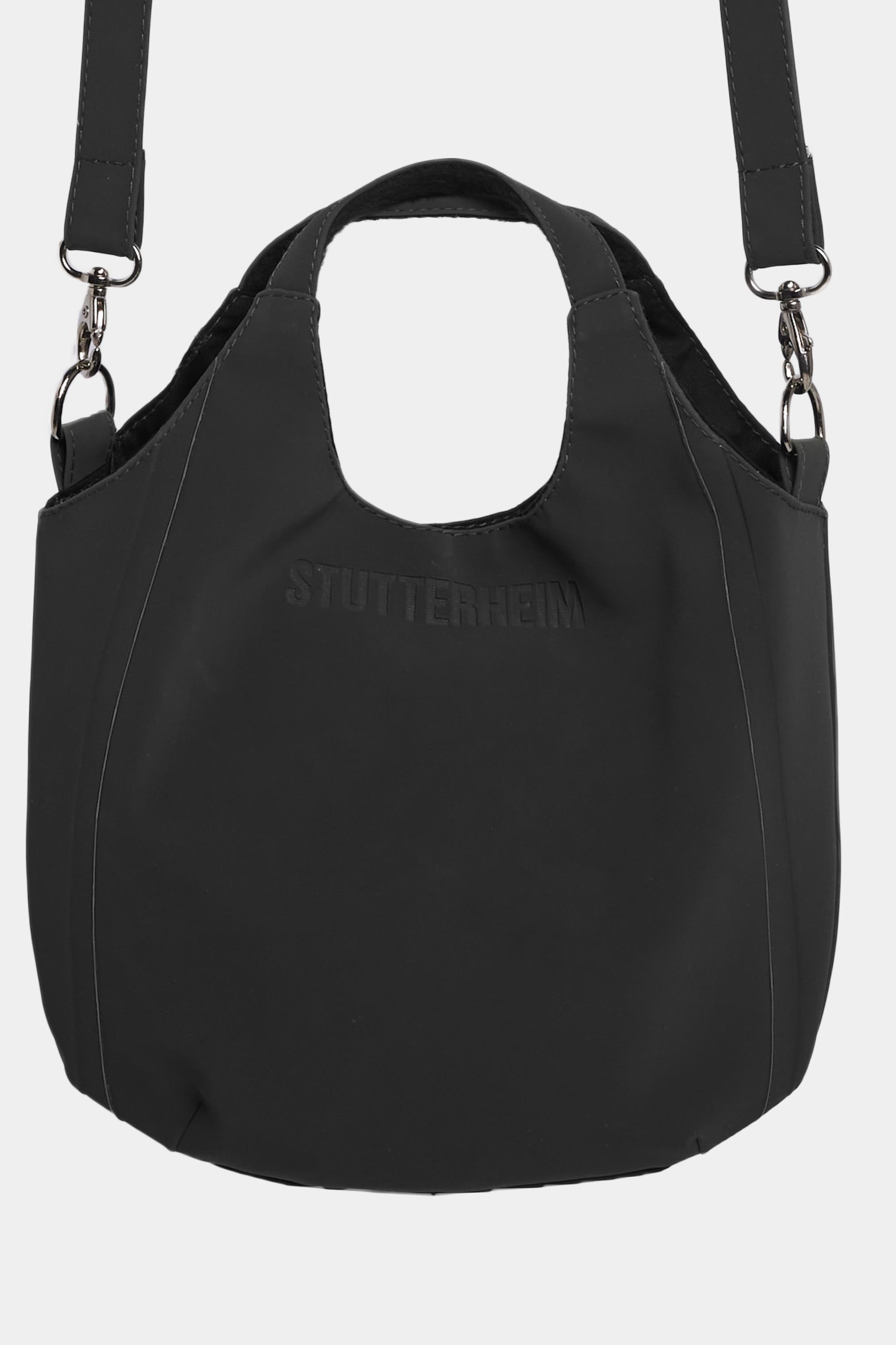 Stutterheim Svea Mini Hand Bag, Alternate, color, Black