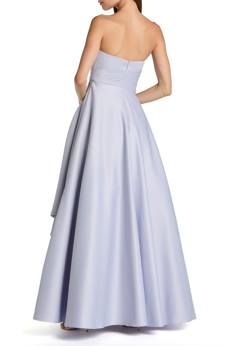 Satin Strapless A Line Ballgown, Alternate, color, Periwinkle