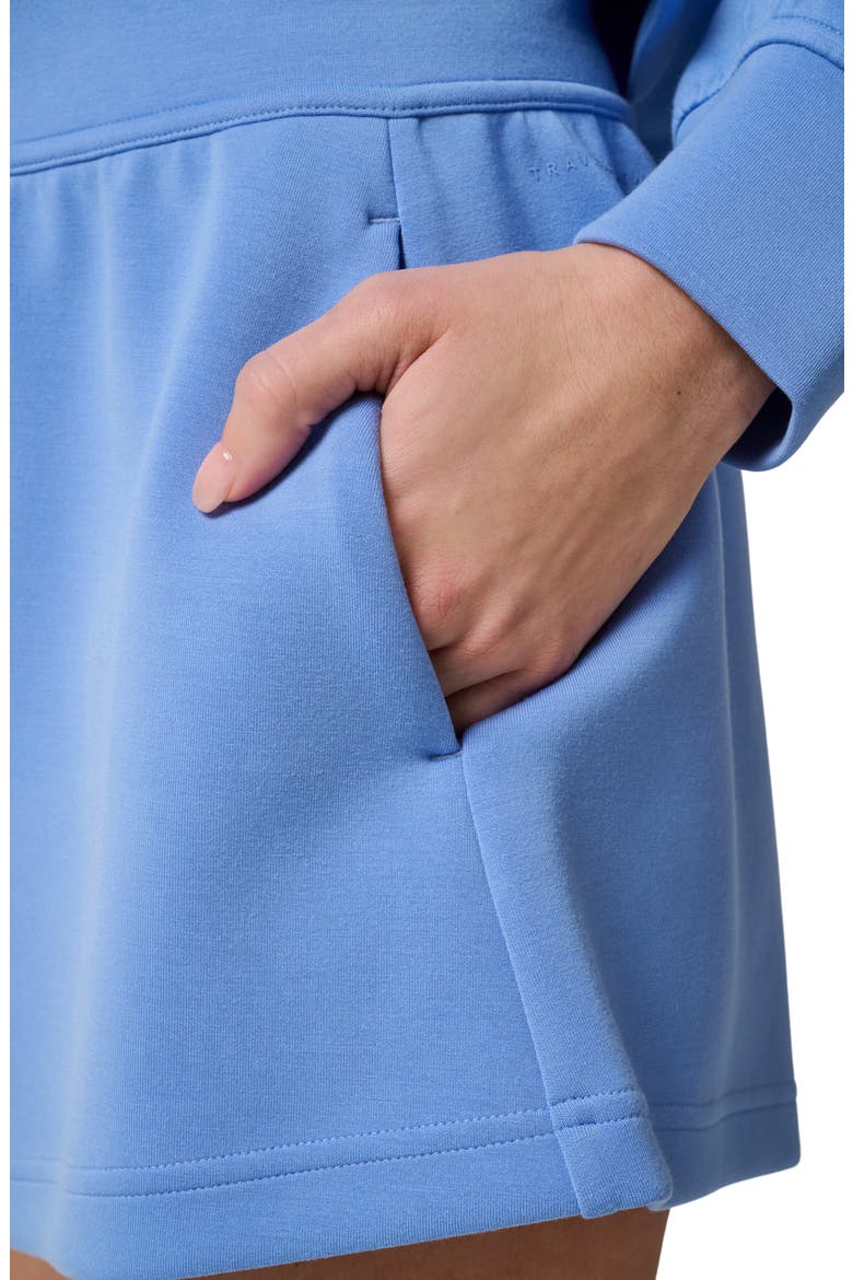 Cloudscape Sweat Shorts, Alternate, color, HEATHER CORNFLOWER BLUE