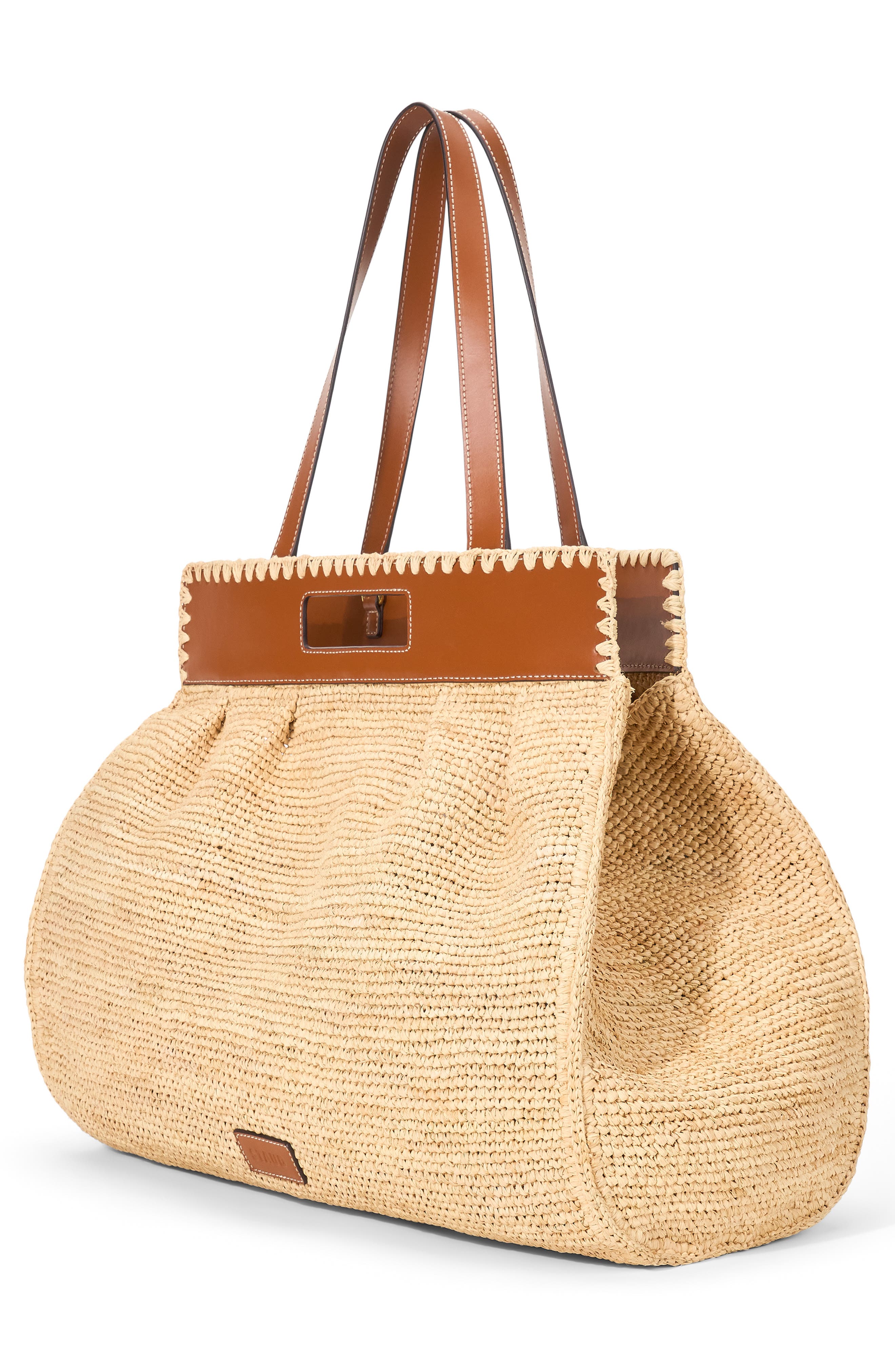 Rue Raffia Tote Bag, Alternate, color, NATURAL/ TAN