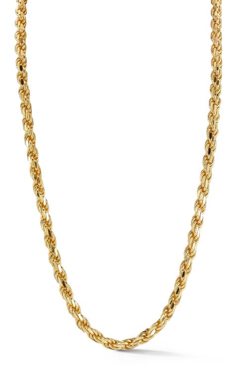 5mm Rope Chain Necklace