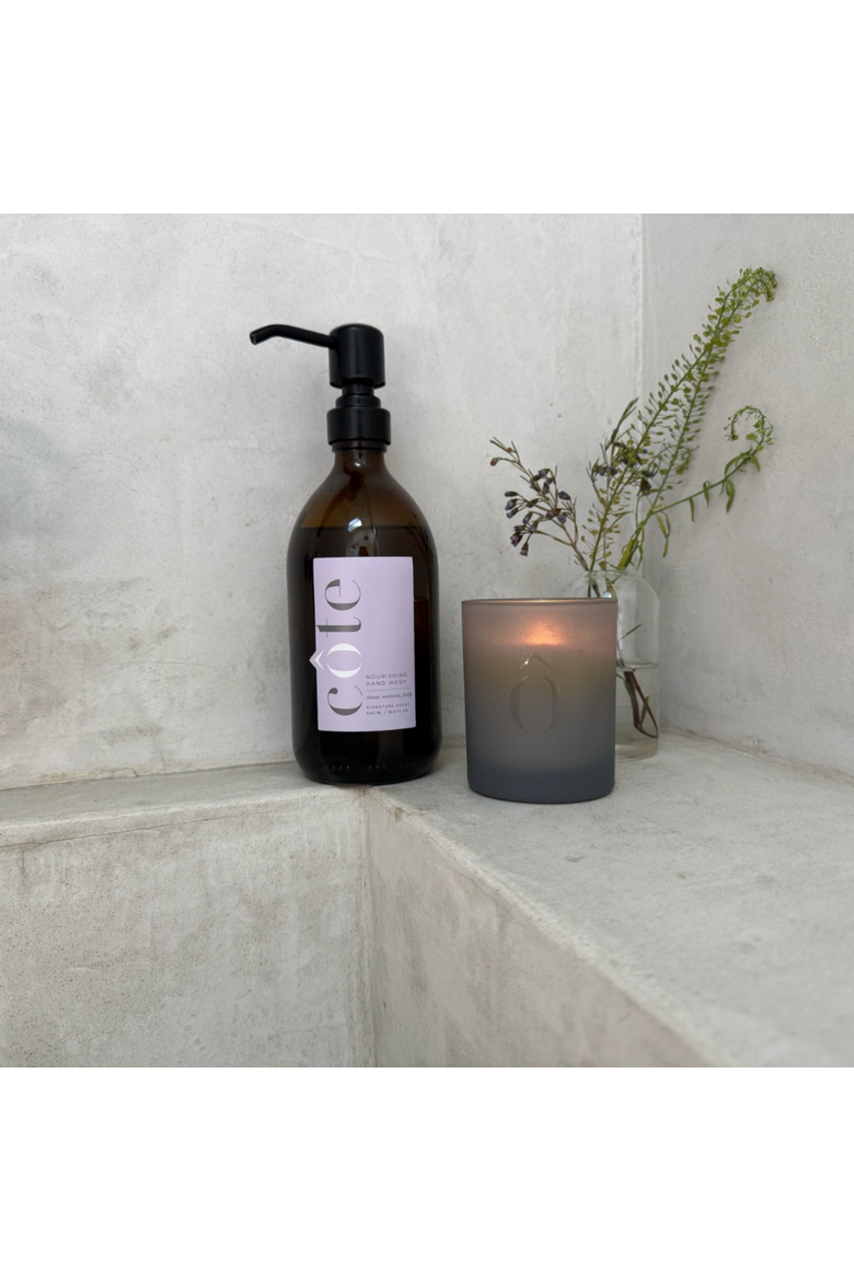 Le Maison Set, Limited Edition Hand Wash and Candle Gift Set, Alternate, color, Brown