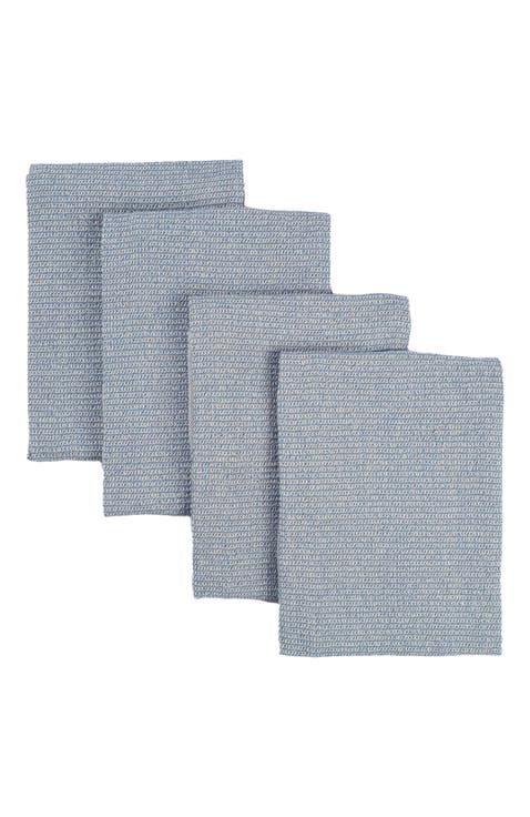Kitchen Towels - Cotton Waffle Weave Set - Set of 4