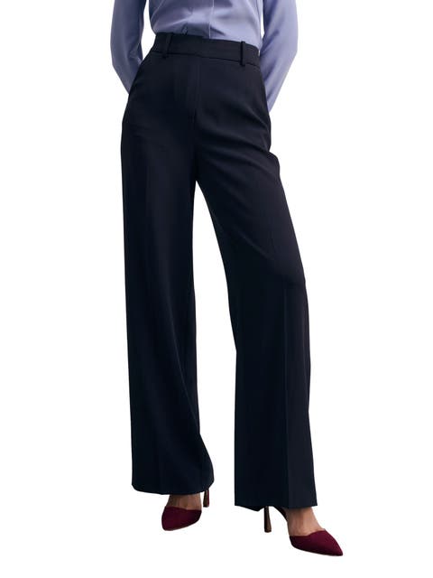 Adelaide Clever Crepe Wide Leg Trousers