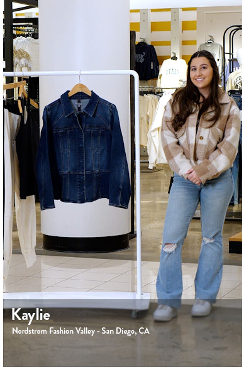 Peplum Denim Jacket video