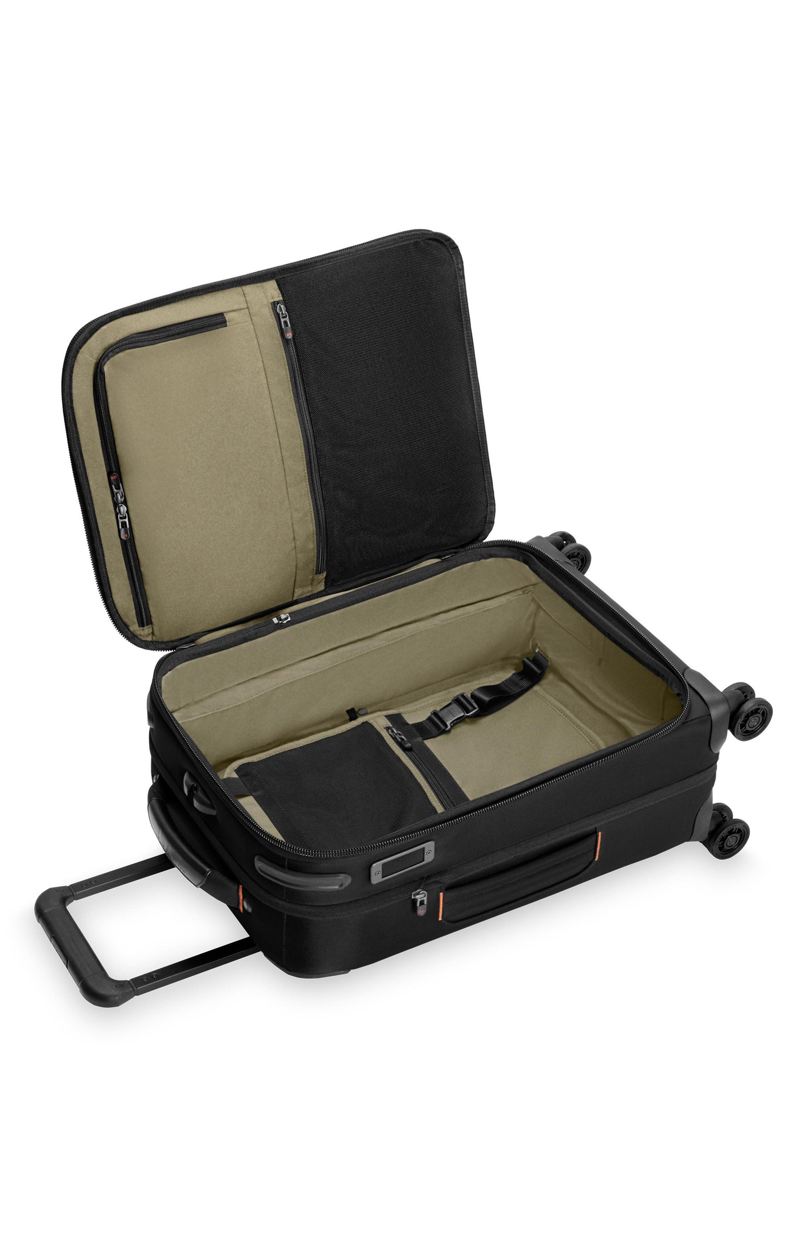 Briggs 
Riley ZDX Essential 22-Inch Expandable Carry-On Spinner Suitcase, Alternate, color, Black