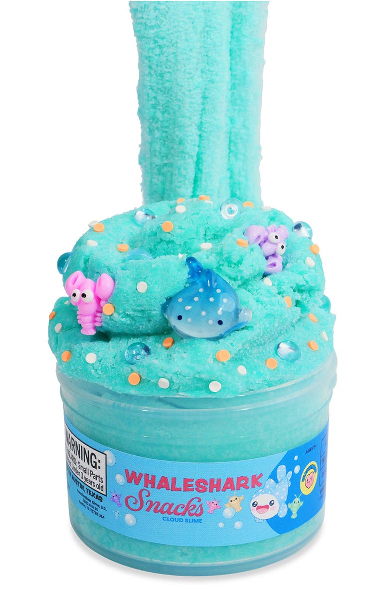 Peachybbies Whaleshark Snacks Cloud Slime, Alternate, color, Blue