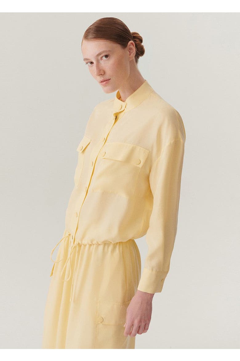 Ariel Bomber Jacket, Alternate, color, YELLOW