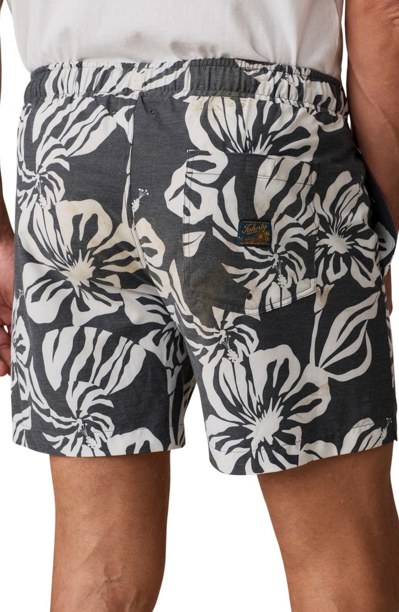 Faherty All Day<sup>™</sup> Swim Trunks, Alternate, color, Midnight White Floral