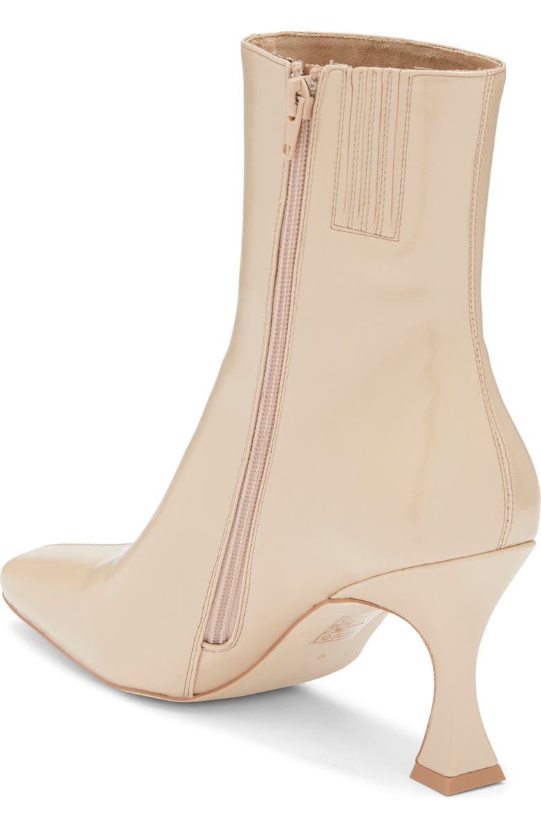 Jeffrey Campbell Chekmat Square Toe Bootie, Alternate, color, Beige