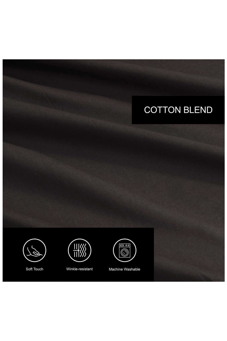 Cool Comfort Sheet Set, Alternate, color, DARK BROWN