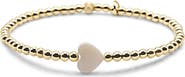 Bowood Lane Collette Mother of Pearl Heart Bracelet