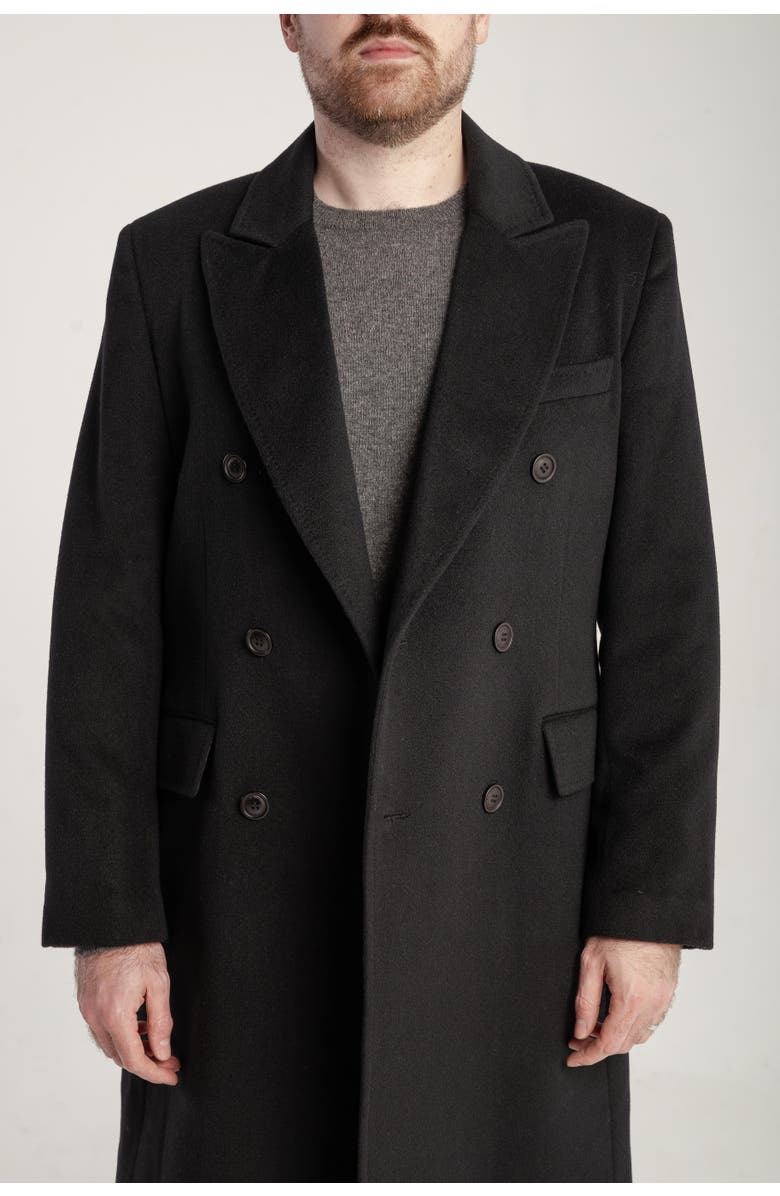 1982 Cashmere Lapel Coat, Alternate, color, Black
