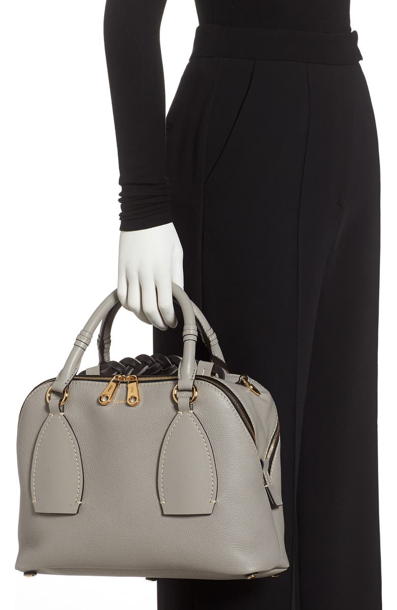 Chloé Medium Daria Leather Day Bag, Alternate, color,