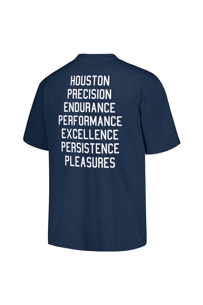 Men's PLEASURES  Navy Houston Astros Precision T-Shirt, Alternate, color, Navy