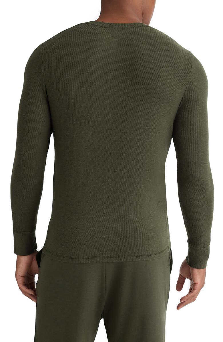 Tommy John Lounge Long Sleeve Henley, Alternate, color, Rosin