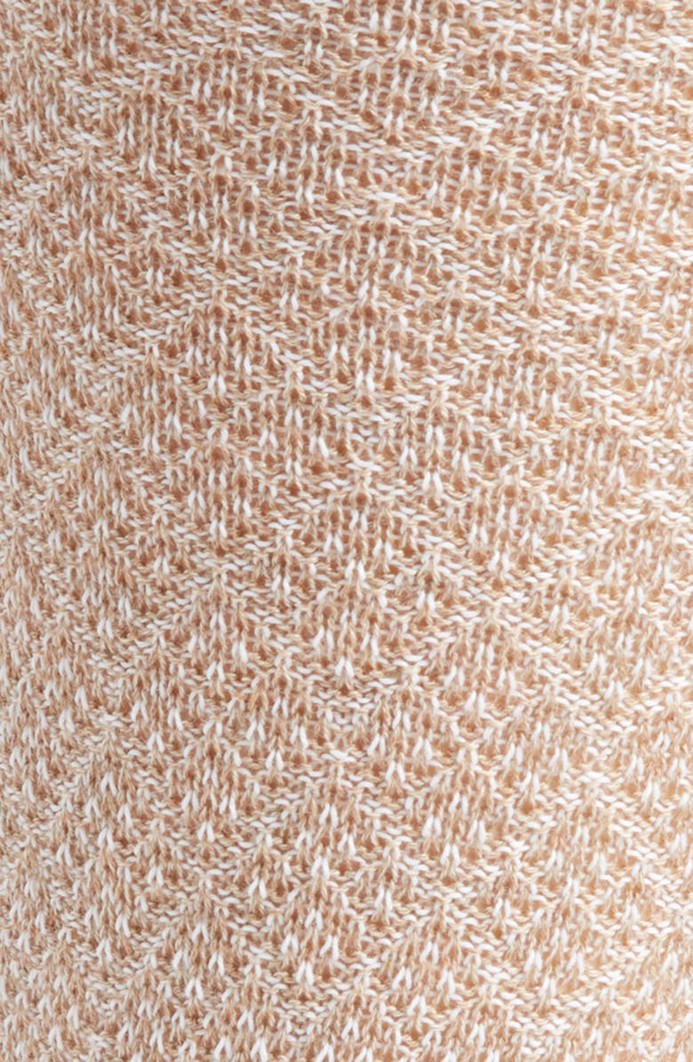 Canali Geo Jacquard Cotton Dress Socks, Alternate, color, Beige