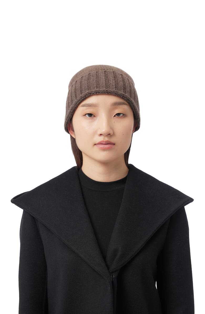 GOBI Mongolian Cashmere Cashmere Rib Knit Hat Unisex, Main, color,