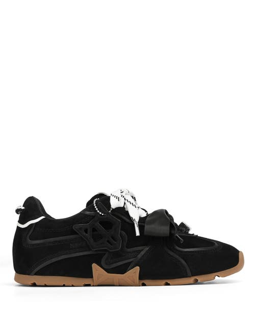 Naked Wolfe Adored Suede Sneaker In Black