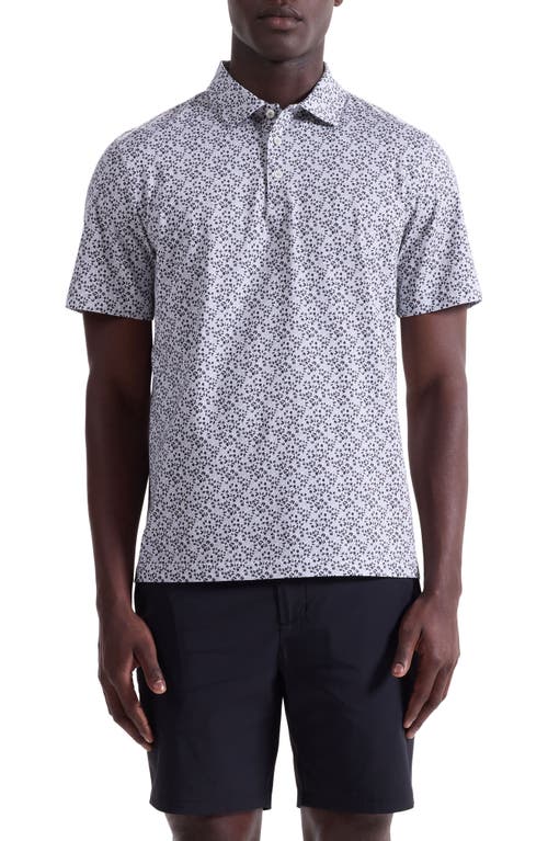 Bugatchi Victor Ooohcotton® Floral Polo In Black