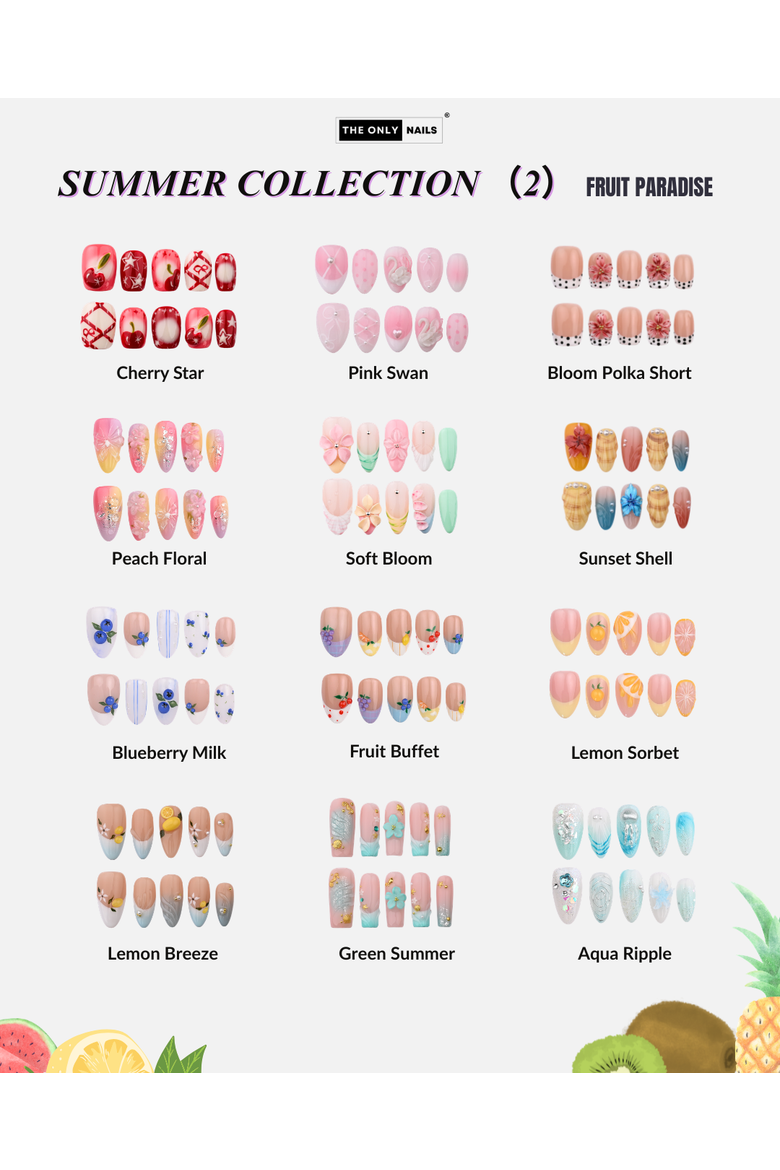 Bloom Polka Short - Nail Set, Alternate, color, Pink