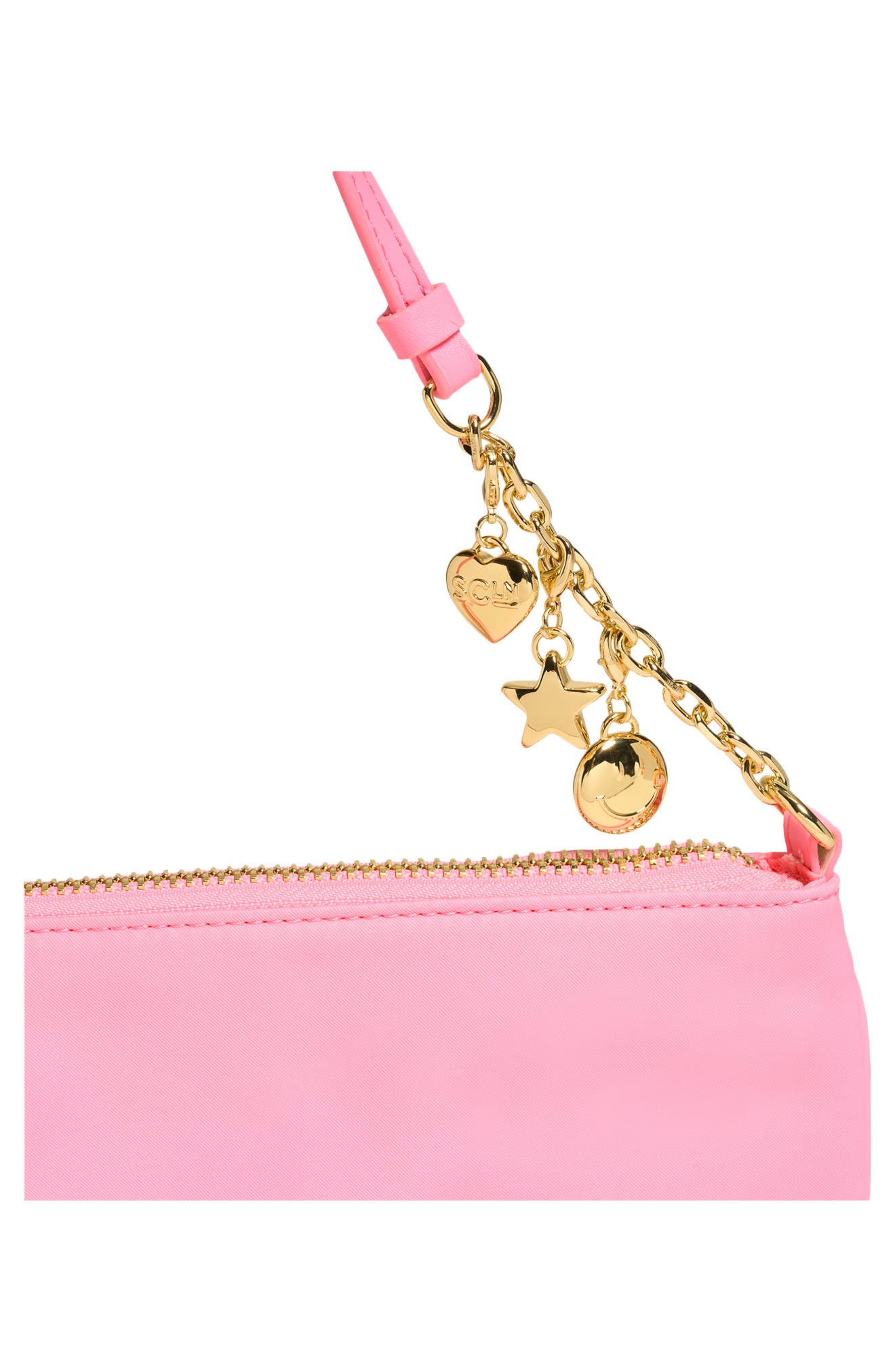 Flat Wristlet Crossbody, Alternate, color, PINK