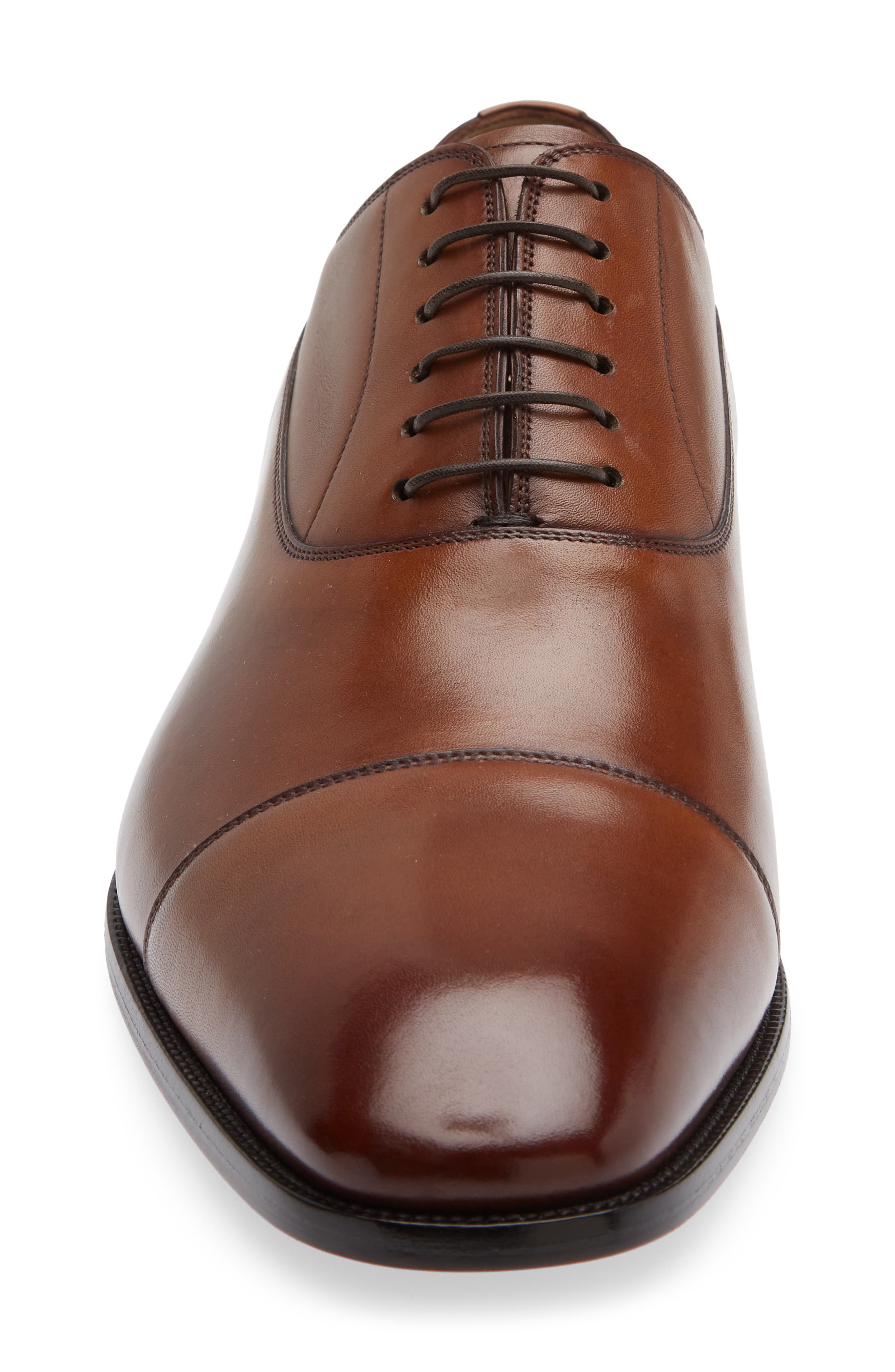 Christian Louboutin Greggory Cap Toe Oxford, Alternate, color, Havane