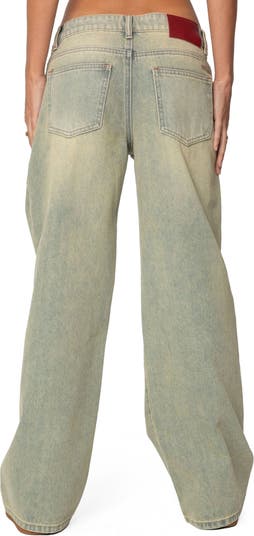 Ace Low Rise Wide Leg Jeans