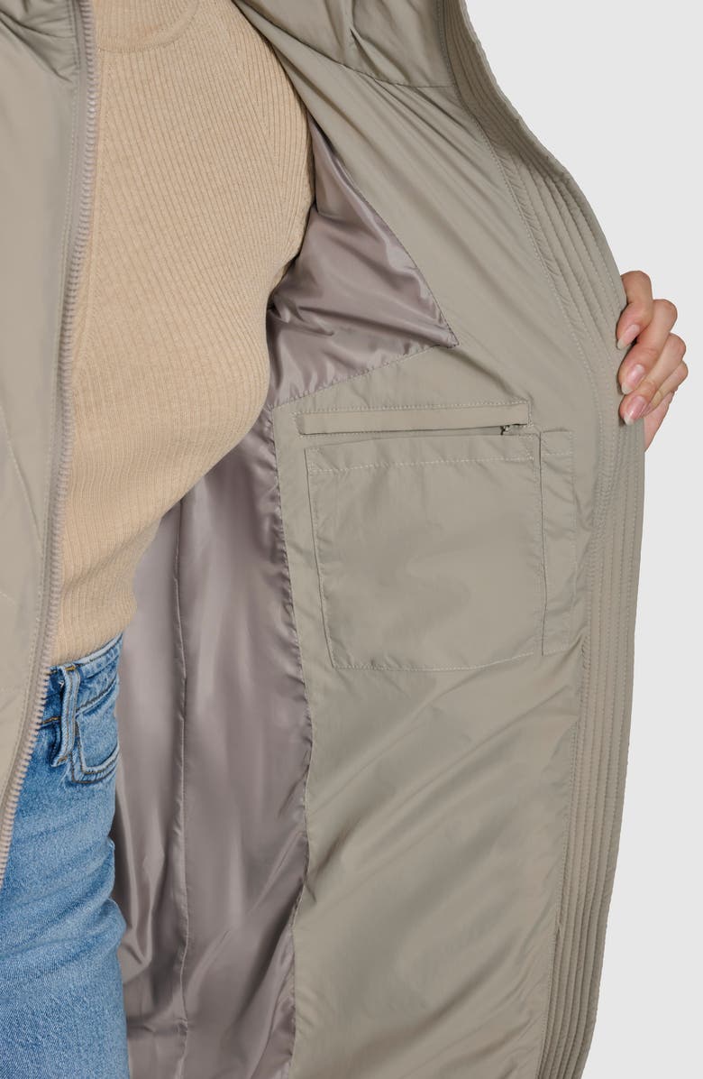 Andrew Marc Faros Down & Feather Hooded Puffer Coat, Alternate, color, 