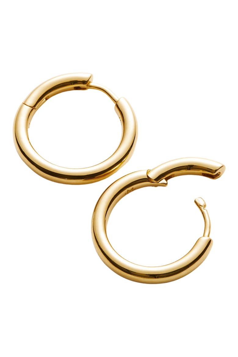 Medium Hoop Earrings, Alternate, color, GOLD