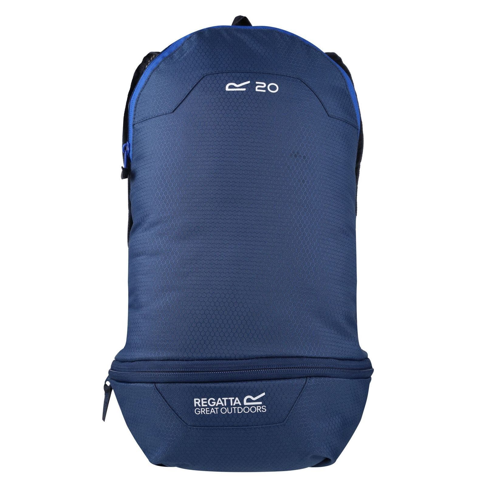 Packaway Hippack Backpack, Main, color, Dark Denim and Nautical Blue
