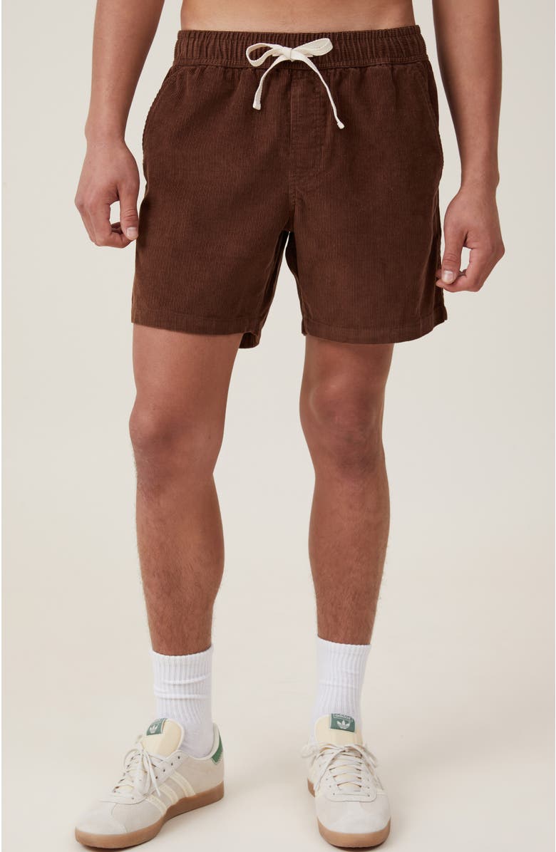 Cotton On Men's Easy Short, Main, color, Chocolate Cord