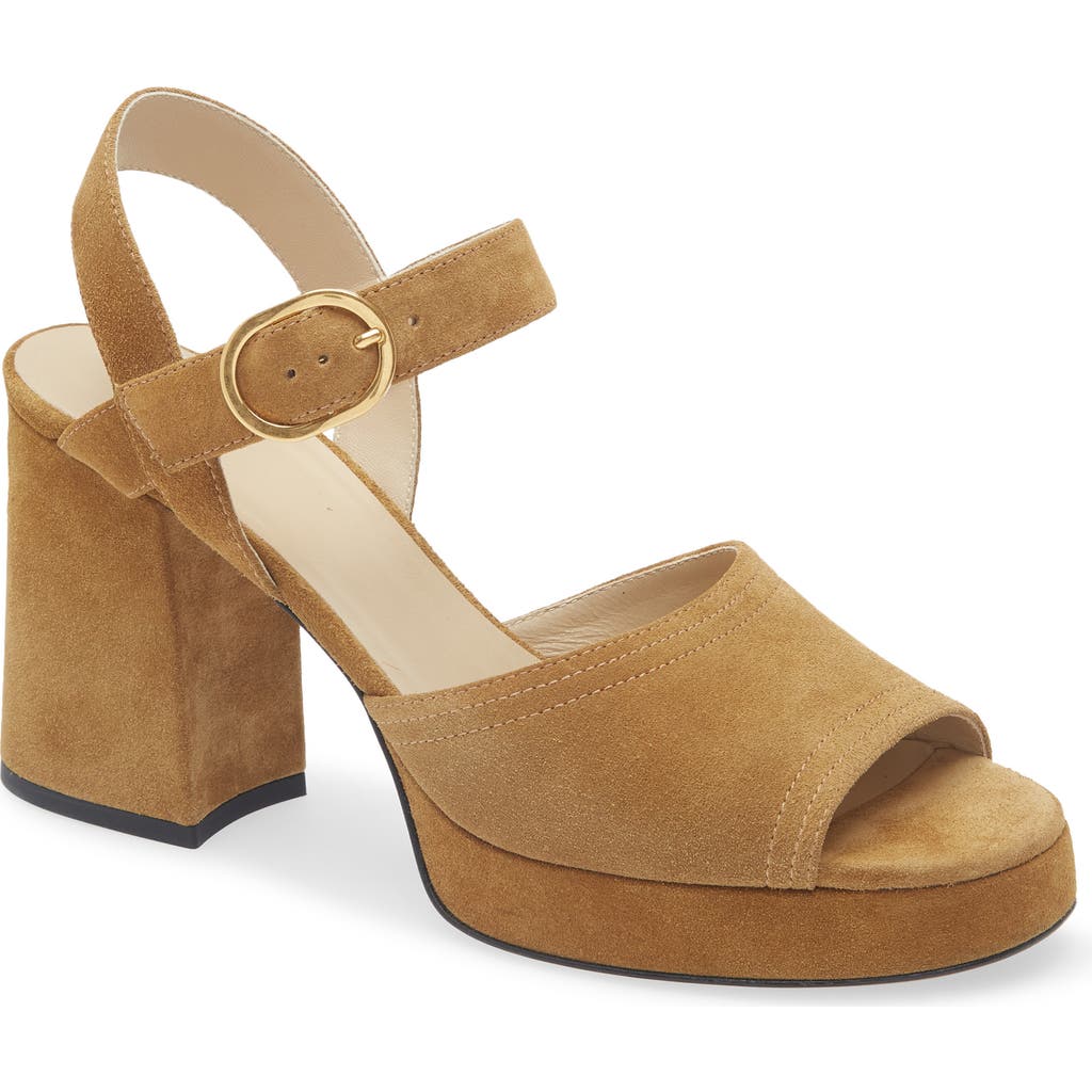 Valentino Brown Suede Logo Heels In Brown