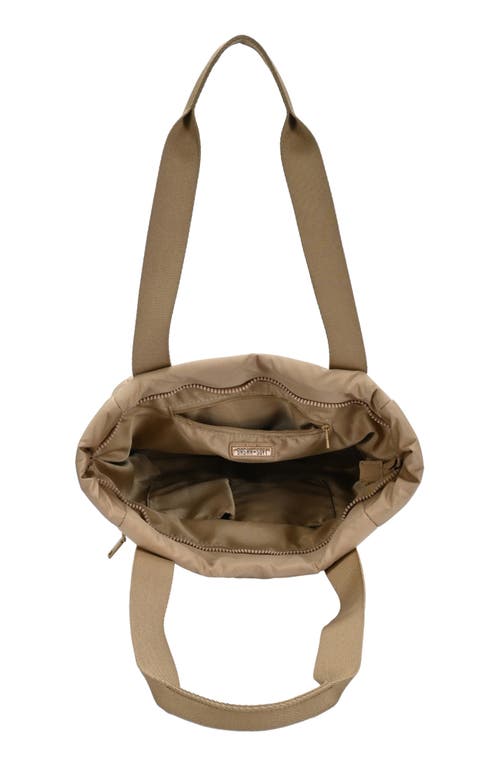 Sasha + Sofi Large Pocket Tote Bag In Beige