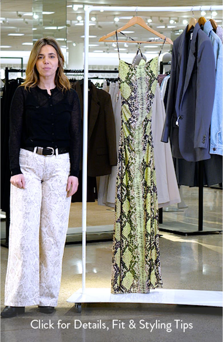 Lana One-Shoulder Maxi Dress, sales video thumbnail