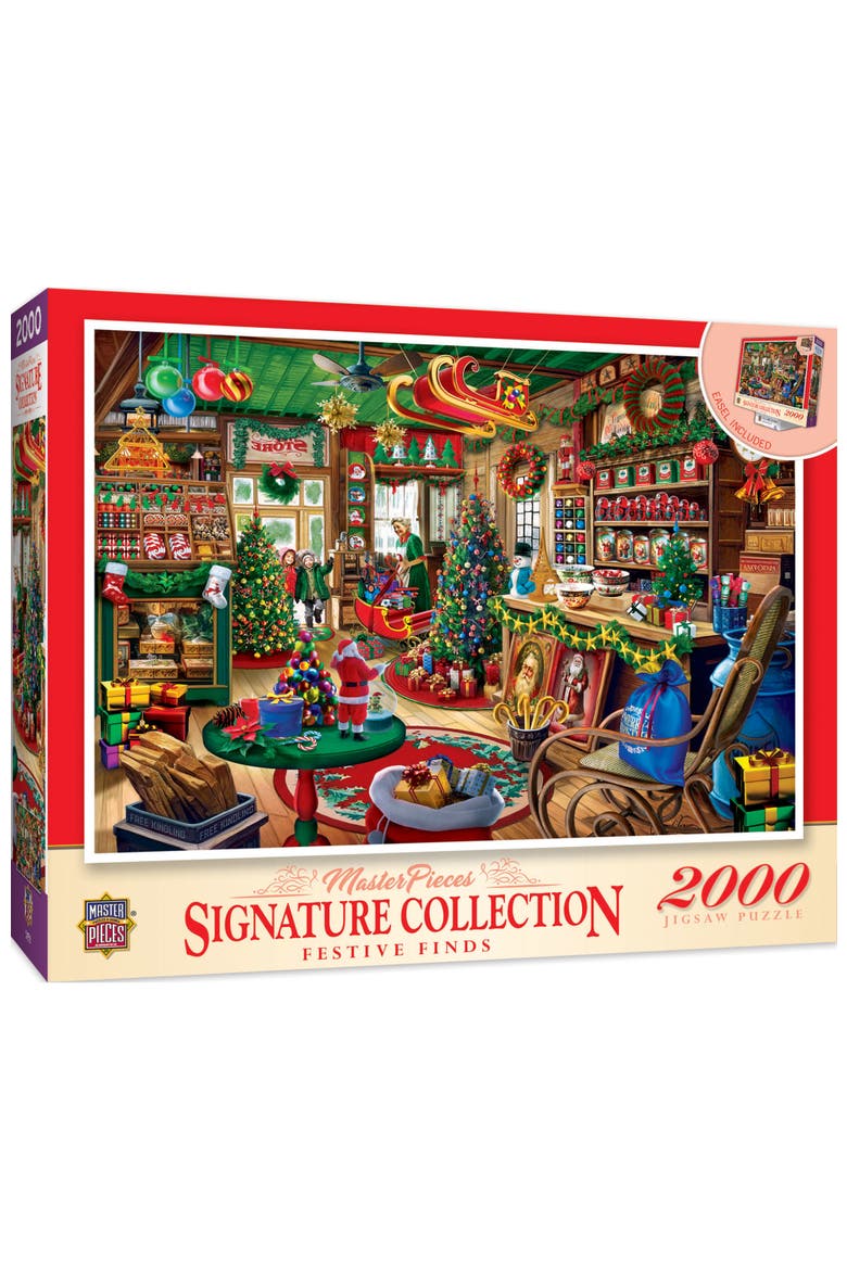 Festive Finds 2000 Piece Jigsaw Puzzle, Main, color, Multicolor