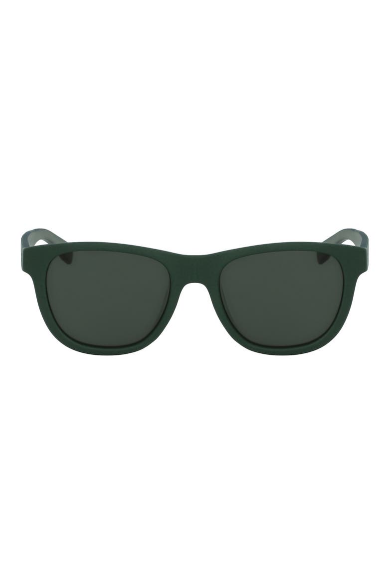 54mm Square Sunglasses, Main, color, GREEN MATTE