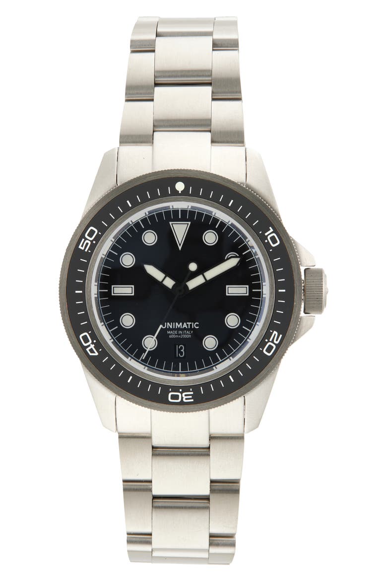 Modello Uno U1S-PD6-B ProDiver Automatic Bracelet Watch, 41.5mm, Main, color, BLACK