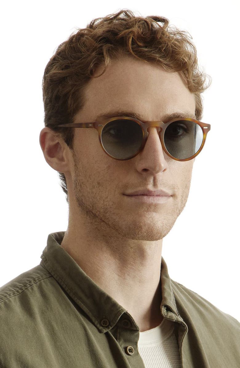 Oliver Peoples Gregory Peck 50mm Round Sunglasses, Alternate, color,