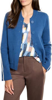 NIC+ZOE Dashing Dusk Cotton Blend Cardigan