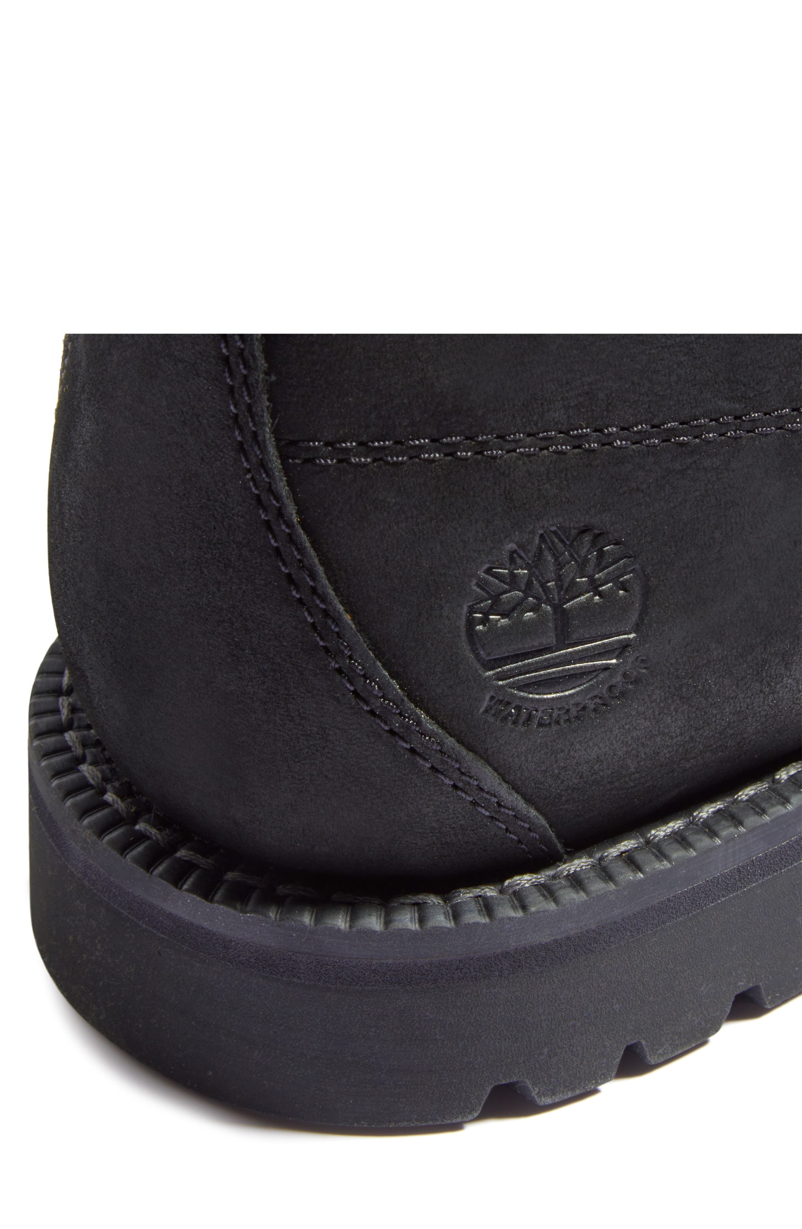 Timberland Redwood Falls Waterproof Moc Toe Boot, Alternate, color, Jet Black