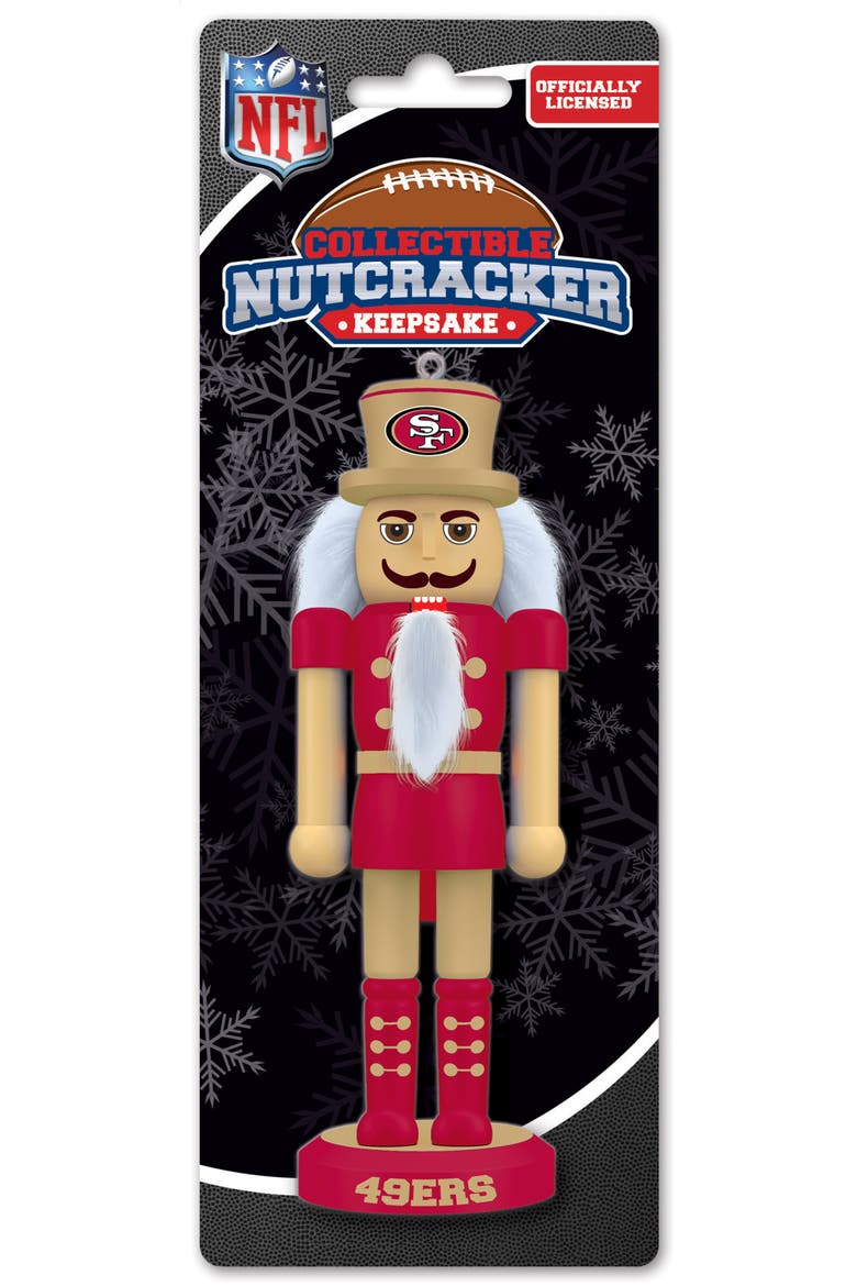 San Francisco 49ers Keepsake Nutcracker, Alternate, color, Multicolor