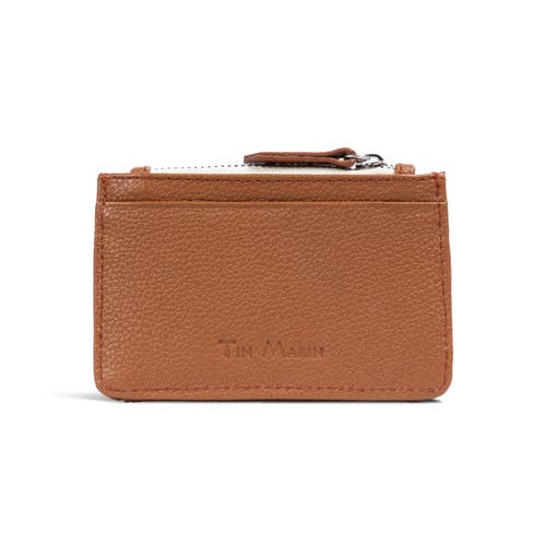 Tin Marin Georgie Leather Card Case In Brown