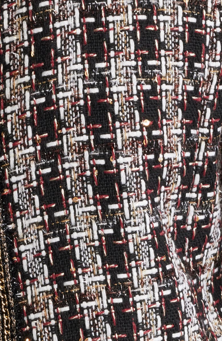 Anne Klein Metallic Tweed Jacket, Alternate, color, 